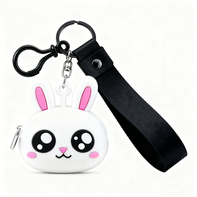 Силиконово портмоне за деца и ученици — анимационен животински дизайн, цип за отваряне, монетник, възможност за персонализация