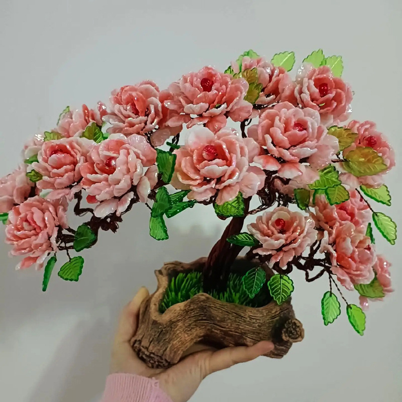 Fa mintázatú beton virágcserép fa imitációval, retro pásztor stilus, gyártva fordított formával (Típus: virágcserép; Anyag: beton; Stílus: retro pásztor; Gyártási mód: fordított forma)