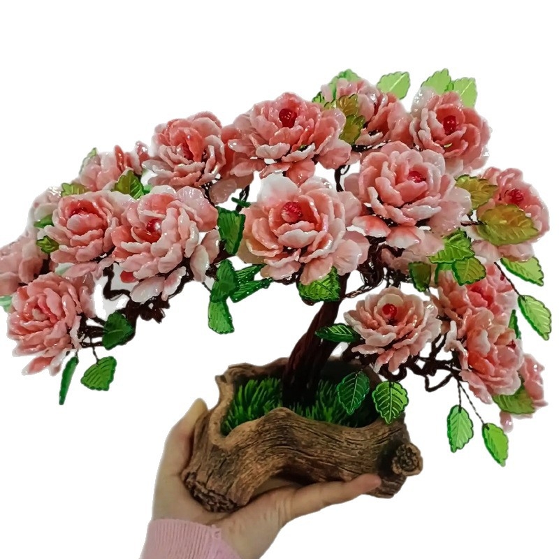 Fa mintázatú beton virágcserép fa imitációval, retro pásztor stilus, gyártva fordított formával (Típus: virágcserép; Anyag: beton; Stílus: retro pásztor; Gyártási mód: fordított forma)