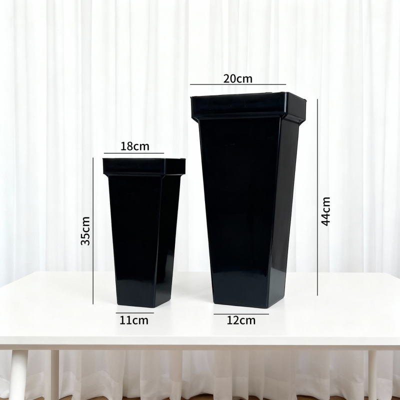 Plastična posuda za bukete cvijeća, četvrtaste, velike veličine, za kućnu uporabu ili izlog cvjećarne