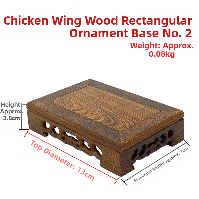 Класическа дървена основа за скулптура – резбована база с персонализирана обработка за Buddha статуя, чайник и цветарник/аквариум