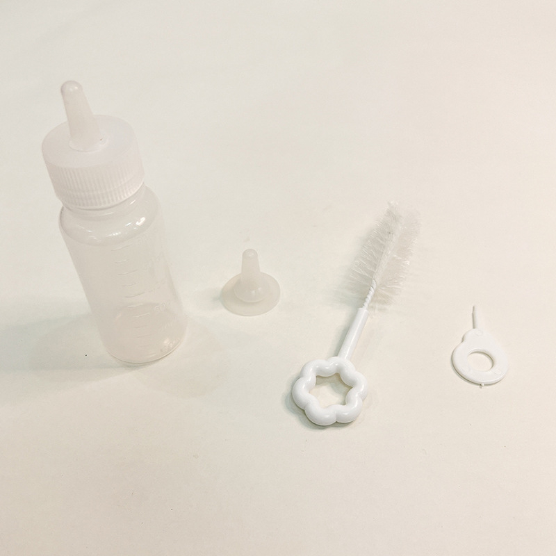 Szilikon etetőpalack macskáknak, kis cumival, cikkszám 6070, 200 darabos doboz, háziállatok etető eszköze