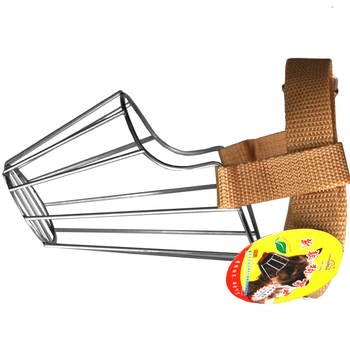 Μάσκα σκύλου από ανοξείδωτο ατσάλι με αντιδαγκωτική κατασκευή και δυνατότητα πόσης νερού