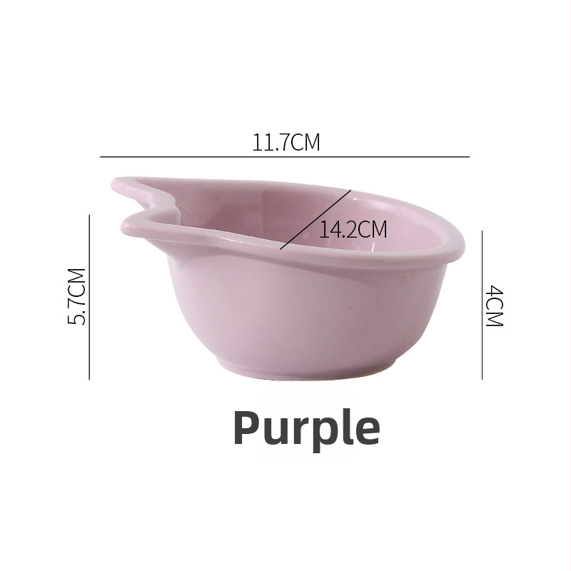 Κεραμικό μπολ για γάτες με μεταλλικό πλαίσιο, γωνιακή τροφοδοσία και στήριξη αυχένα, 400 g