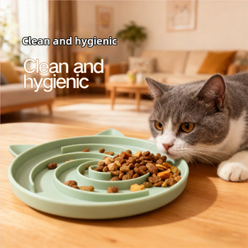 Μπολ σιλικόνης για αργή σίτιση κατοικίδιων με βεντούζα – αποτροπή ανατροπής και πνιγμού, μαξιλάρι γλείψιμο