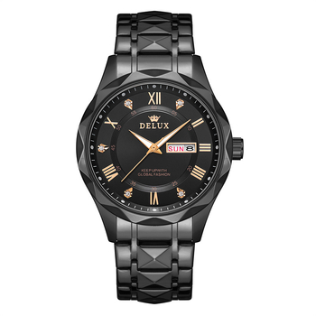 DELUX muški kvarcni sat s mehanizmom KEEPMOVING SL28, vodootporan, kalendar