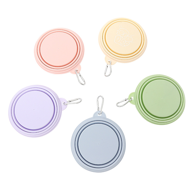 Pioneer silikon sklopiva posuda za psa s zaključavanjem – prijenosna posuda za hranu kućnih ljubimaca, kutija od 200 komada, nije uvezeno