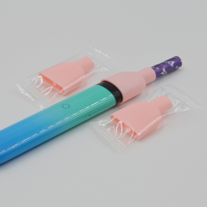 Silicone cigaretės burnos dangtelis, daugkartinio naudojimo, logotipo spausdinimas įmanomas, suderinamas su Ruike 4-osios ir 5-osios kartos burnos dalimis