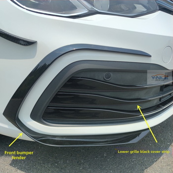 Golf 8 uzlīmju komplekts - priekšējais buferis, vidējā režģa sieta daļa, pārklājošā lente - Pr0 Warrior