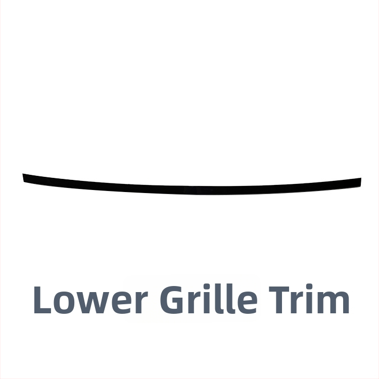 Golf 8 uzlīmju komplekts - priekšējais buferis, vidējā režģa sieta daļa, pārklājošā lente - Pr0 Warrior