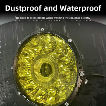 Wrangler LED kör alakú első fényszóró, LB-9185, 160W, 9–30V, 10400LM, IP67, OSRAM