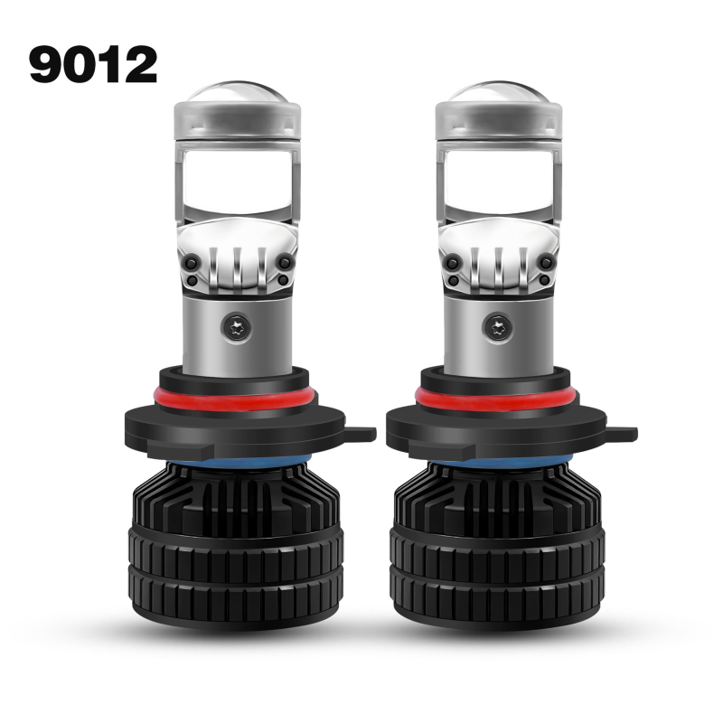 Beépített mini lencsés autó LED fényszórók, 50W, 9–32V, IP65, 5000 lm