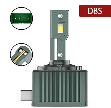 LED autóvilágítási lámpa D sorozat (D1S/D2S/D3S/D4S/D8S) dupla rézcsővel, 55W, 12V, 11000LM, IP67, 30000h