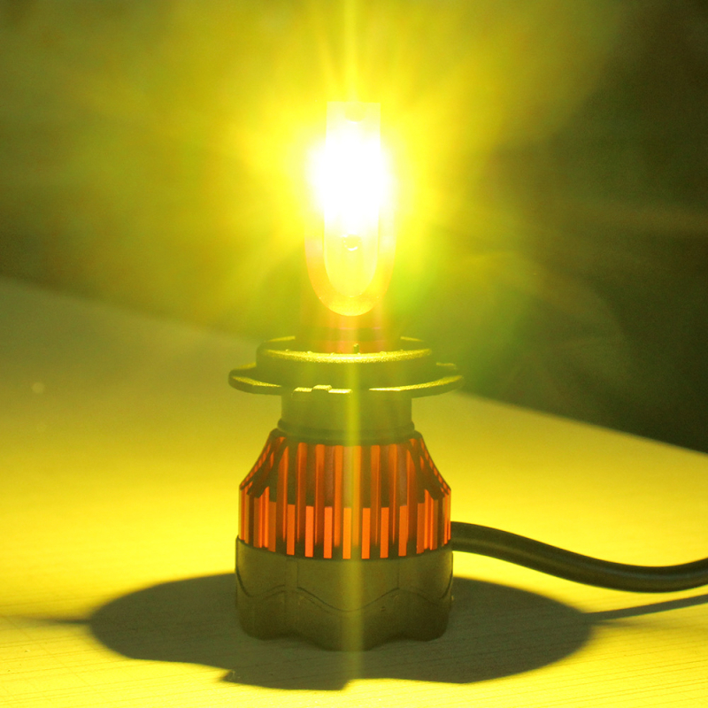 LED autófej lámpa - univerzális, 60W, 9-36V, 10000LM, IP68, 50000h, alumíniumötvözet, LED fényszóró H7/H11