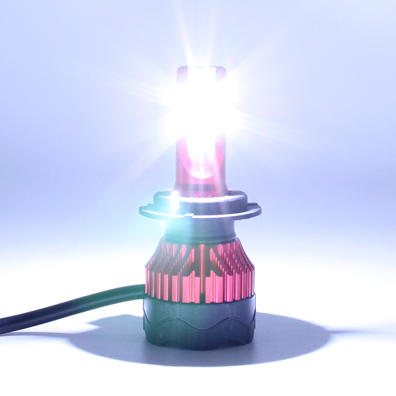 LED autófej lámpa - univerzális, 60W, 9-36V, 10000LM, IP68, 50000h, alumíniumötvözet, LED fényszóró H7/H11