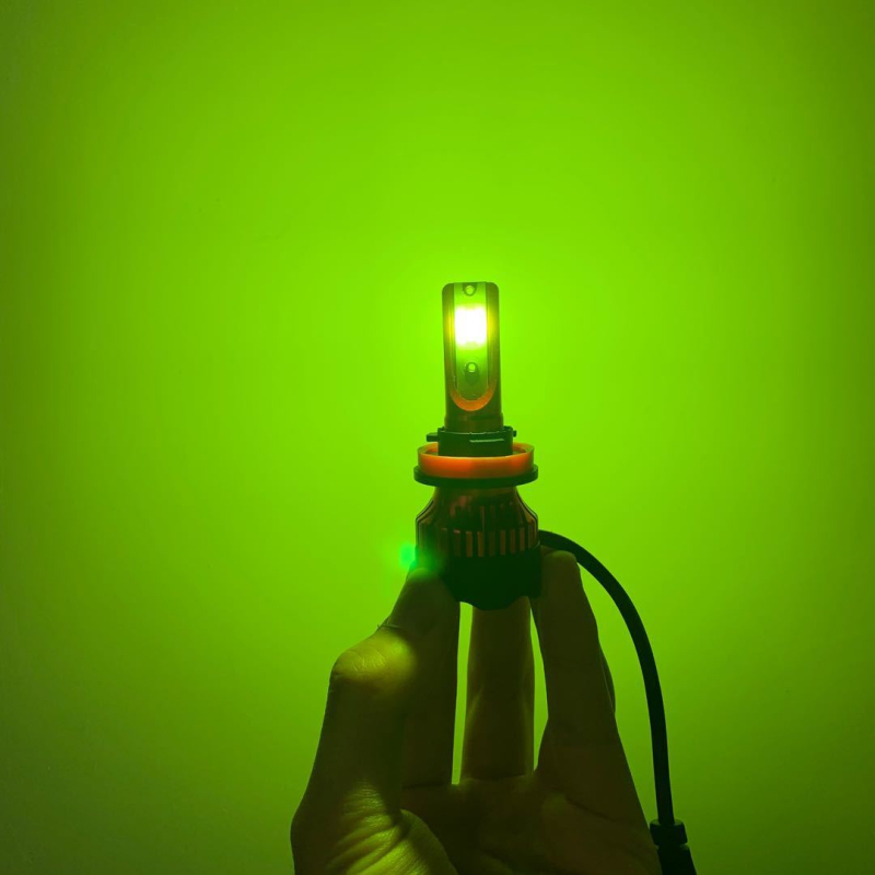 LED autófej lámpa - univerzális, 60W, 9-36V, 10000LM, IP68, 50000h, alumíniumötvözet, LED fényszóró H7/H11