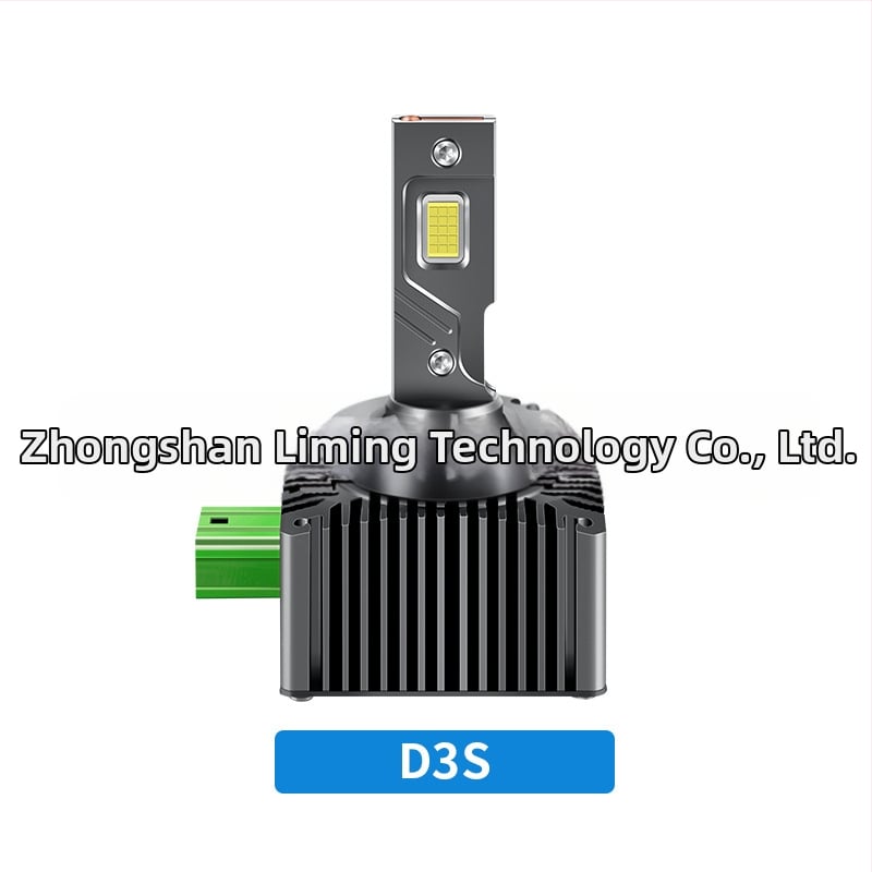 Φώτα LED αυτοκινήτου, σειρά D, P15 inline συνδετήρας, αεροπορικό αλουμίνιο, ανακλαστικό κύπελλο