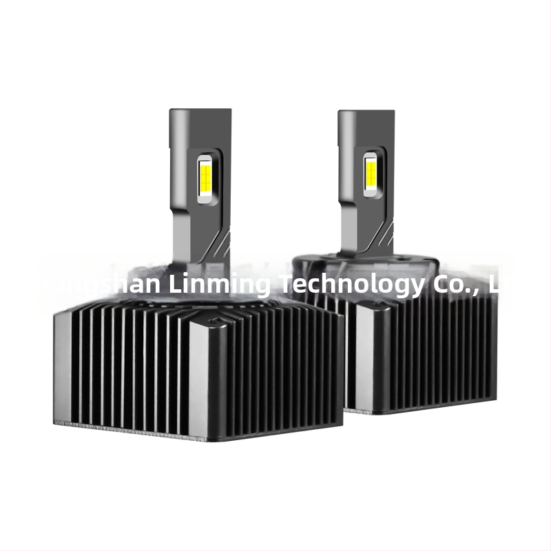 Φώτα LED αυτοκινήτου, σειρά D, P15 inline συνδετήρας, αεροπορικό αλουμίνιο, ανακλαστικό κύπελλο