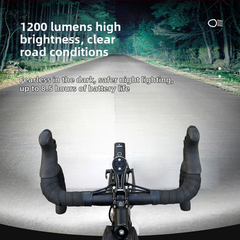 ROMARVEL RL-C Lumină frontală pentru bicicletă – Înaltă luminozitate pentru biciclete de munte și de drum