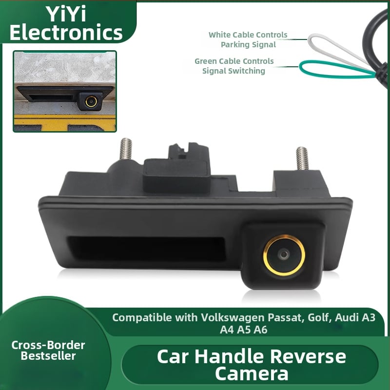 Kamera za vožnju unazad za VW Passat, Golf, Audi A3/A4/A5/A6 — 1920x1080, AHD video, 170° kut pogleda, 12V napajanje