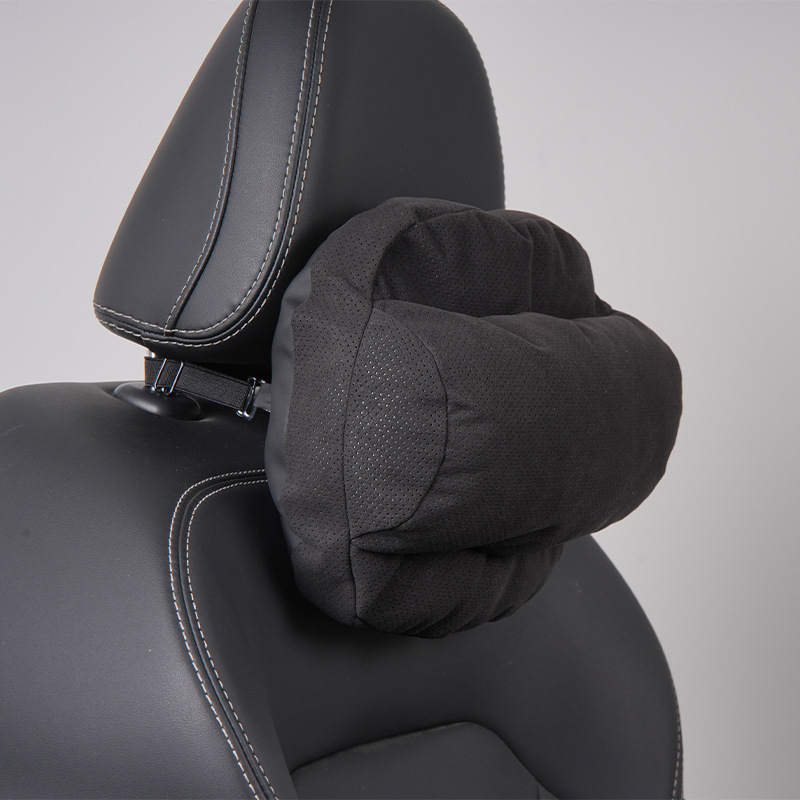 Автомобилен възглавник за шия и облегалка с перфорирана дишаща материя, пълнеж от синтетични влакна, универсална съвместимост