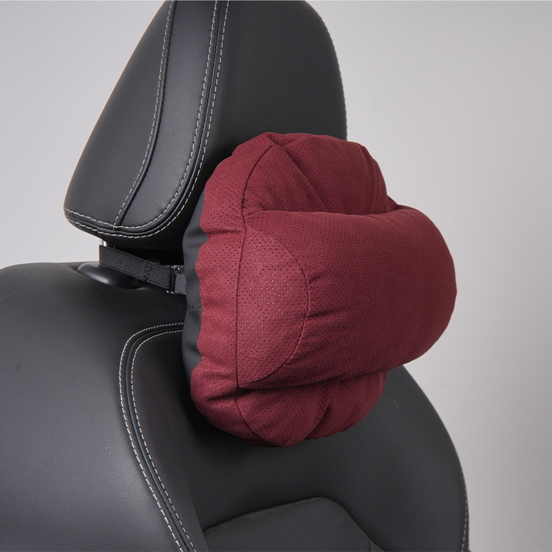 Автомобилен възглавник за шия и облегалка с перфорирана дишаща материя, пълнеж от синтетични влакна, универсална съвместимост