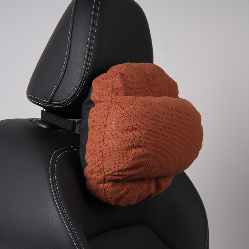 Автомобилен възглавник за шия и облегалка с перфорирана дишаща материя, пълнеж от синтетични влакна, универсална съвместимост