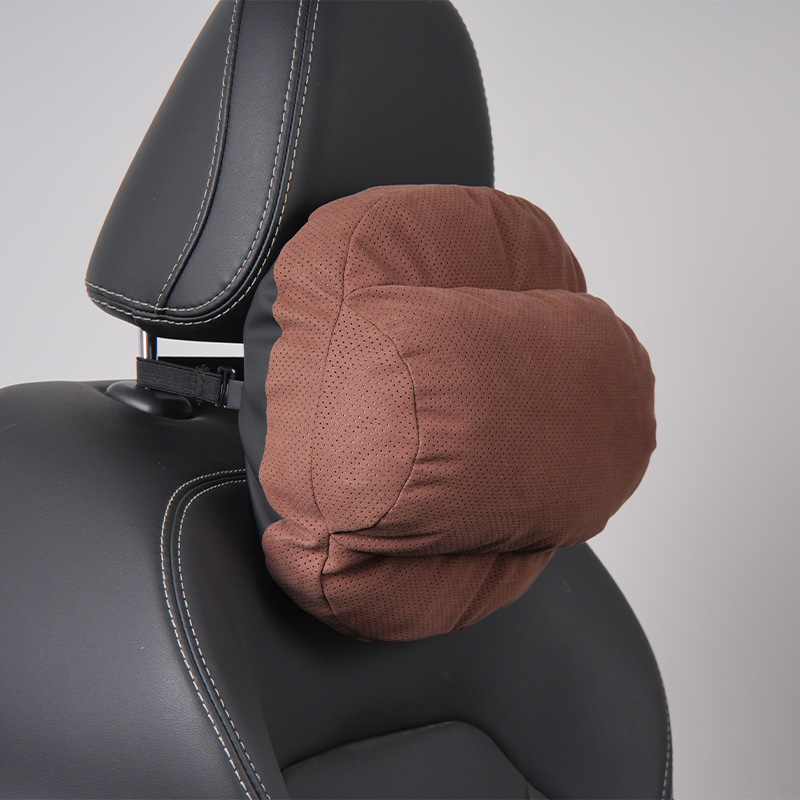Автомобилен възглавник за шия и облегалка с перфорирана дишаща материя, пълнеж от синтетични влакна, универсална съвместимост