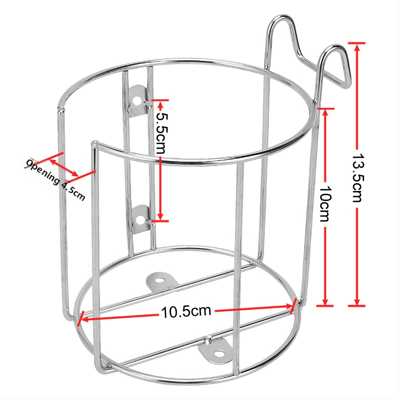 Metalni držač čaša u automobilu s izolacijom, montaža na stražnji dio sjedala, bez prilagodbe