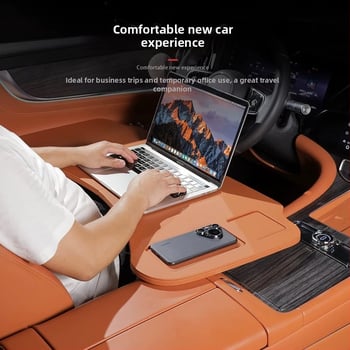 Sulankstomas automobilio staliukas priekyje ir galinėms sėdynėms — daugiadalykis biurui ir valgymui; medžiaga: medis ir kitos; montavimas prie sienos; universalus suderinamumas