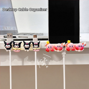 Οργανωτής καλωδίων για επιφάνεια εργασίας και κομοδίνο, αποθήκευση καλωδίων δεδομένων και φορτιστών, ABS υλικό