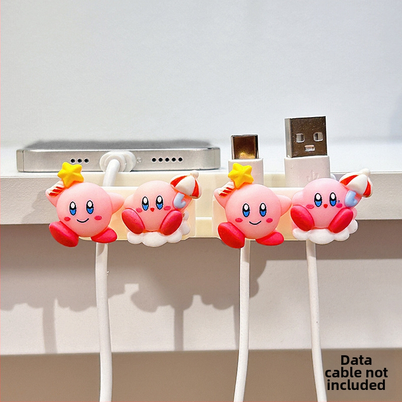 Οργανωτής καλωδίων για επιφάνεια εργασίας και κομοδίνο, αποθήκευση καλωδίων δεδομένων και φορτιστών, ABS υλικό