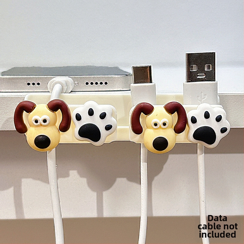 Οργανωτής καλωδίων για επιφάνεια εργασίας και κομοδίνο, αποθήκευση καλωδίων δεδομένων και φορτιστών, ABS υλικό