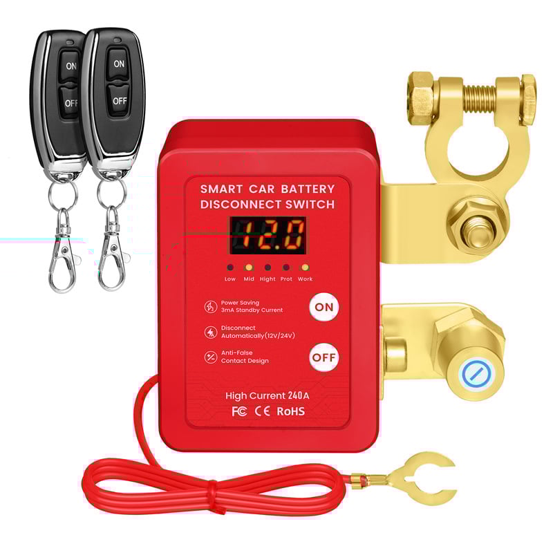 ZNKG01 Automobiļu akumulatora atslēgšanas slēdzis, uzlabots slēdzis, piemērots automobiļiem, RV, kravas automaļiem un jūras lietošanai, pret noplūdēm