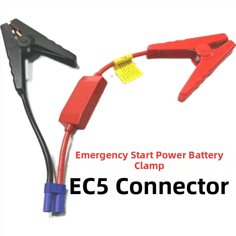 EC5 automašīnas ārkārtas iedarbināšanas kontakts (vīrietis un sieviete) ar 100A augstas strāvas vadu, 10 AWG