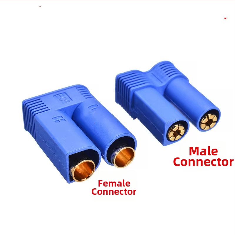 EC5 automašīnas ārkārtas iedarbināšanas kontakts (vīrietis un sieviete) ar 100A augstas strāvas vadu, 10 AWG