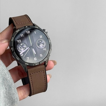 Remen za Huawei GT3/GT4/GT5 i Watch3/GT4 Pro, materijal Shell, prilagodljiva veličina sučelja, poslovni stil.