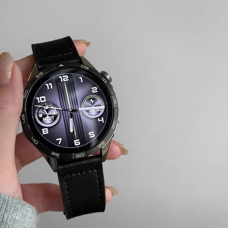Remen za Huawei GT3/GT4/GT5 i Watch3/GT4 Pro, materijal Shell, prilagodljiva veličina sučelja, poslovni stil.