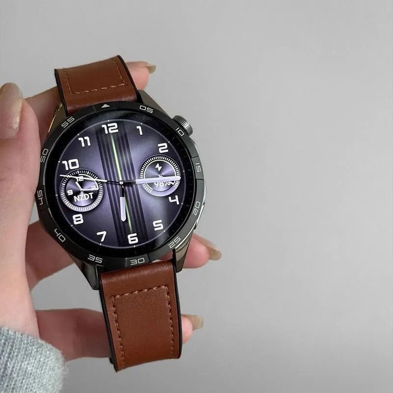 Remen za Huawei GT3/GT4/GT5 i Watch3/GT4 Pro, materijal Shell, prilagodljiva veličina sučelja, poslovni stil.