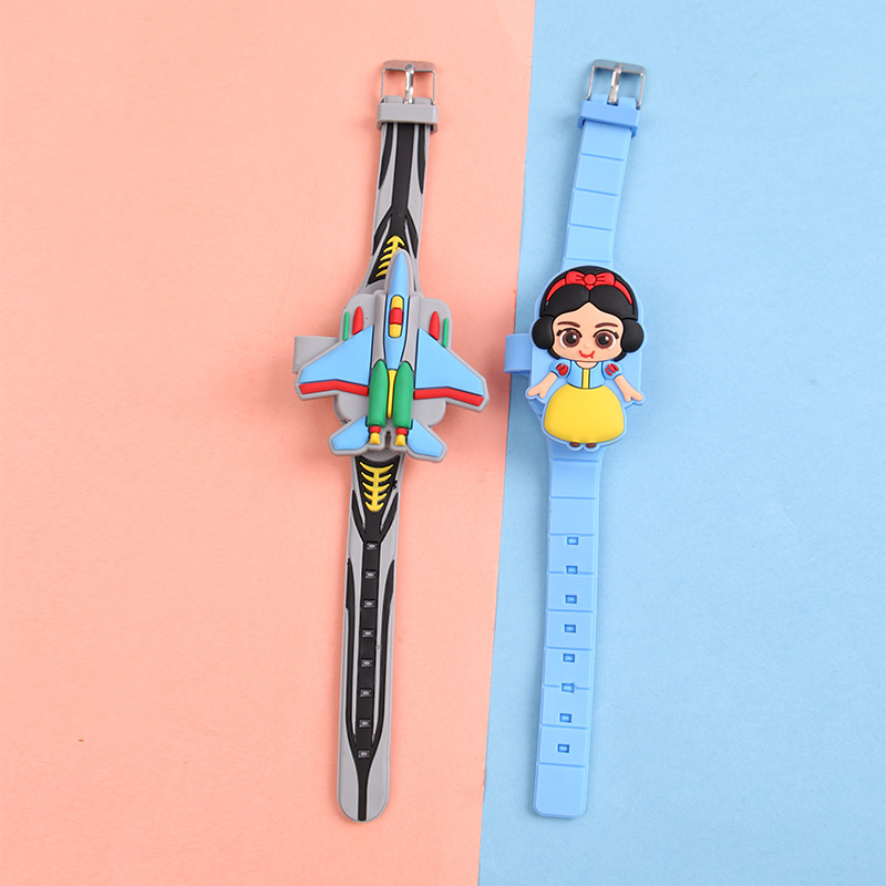 Διπλής όψεως λουρί ρολογιού για παιδιά | PVC λουρί, στυλ καρτούν, προσωπική τάση, Καλοκαίρι 2024