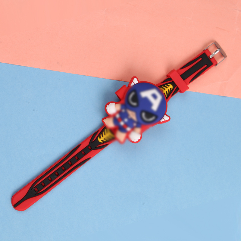Διπλής όψεως λουρί ρολογιού για παιδιά | PVC λουρί, στυλ καρτούν, προσωπική τάση, Καλοκαίρι 2024