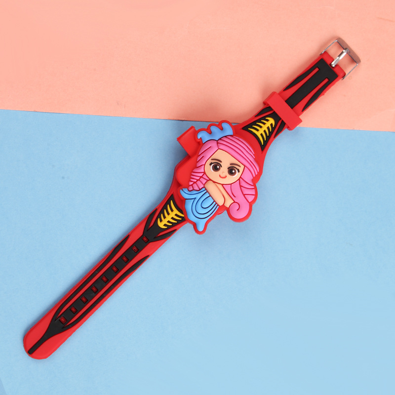 Διπλής όψεως λουρί ρολογιού για παιδιά | PVC λουρί, στυλ καρτούν, προσωπική τάση, Καλοκαίρι 2024