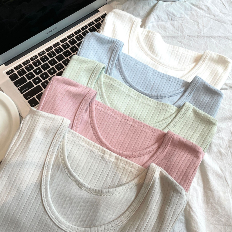 Majica kratkih rukava, pamučna tkanina, okrugli izrez, korejski stil