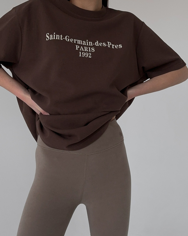 Unisex majica s tiskom slova, opuštenog kroja, 95% pamuk