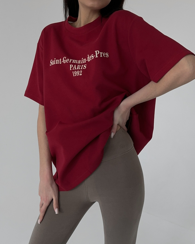 Unisex majica s tiskom slova, opuštenog kroja, 95% pamuk