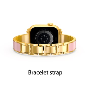 Metalna lančana narukvica s dijamantima za Apple Watch S1109876, 20 mm tanak remen