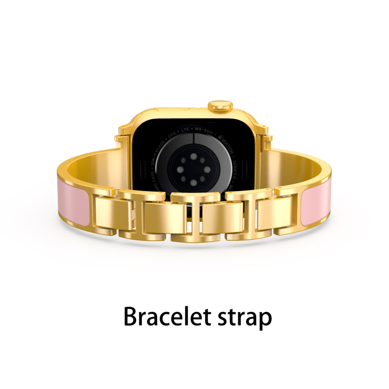 Metalna lančana narukvica s dijamantima za Apple Watch S1109876, 20 mm tanak remen