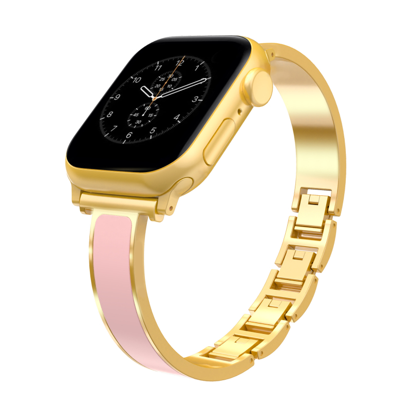 Metalna lančana narukvica s dijamantima za Apple Watch S1109876, 20 mm tanak remen