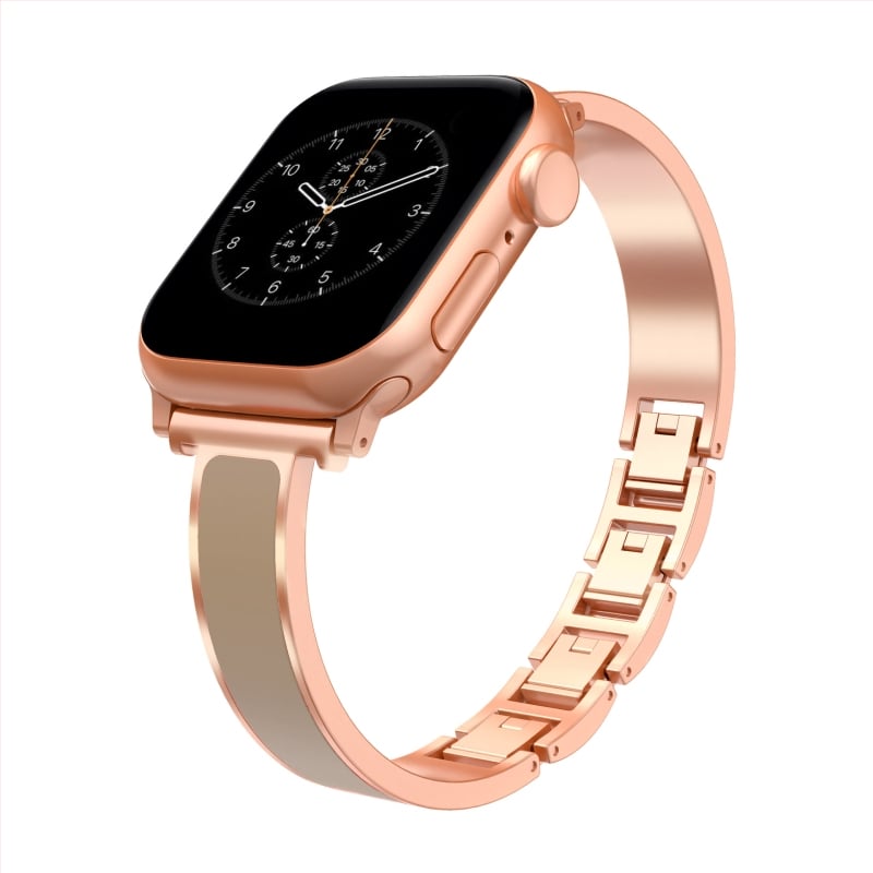 Metalna lančana narukvica s dijamantima za Apple Watch S1109876, 20 mm tanak remen