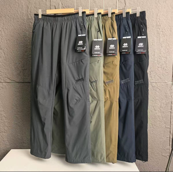 Vyrų žieminės miesto lauko kelnės: atsparios vandeniui, atsparios vėjui, su fleece pamušalu, aukštos juosmens, tiesus kirpimas